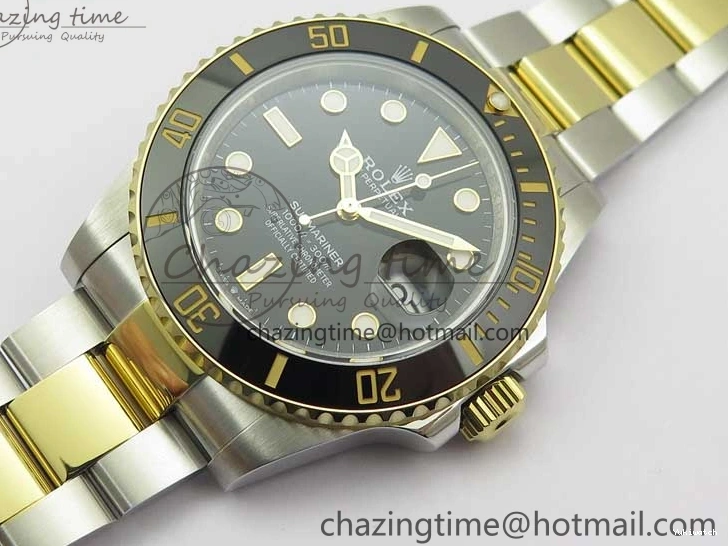 41mm 126613 LN YG Bracelet SS YG Dial Best Black SS Maker BP Edition Submariner on 0226